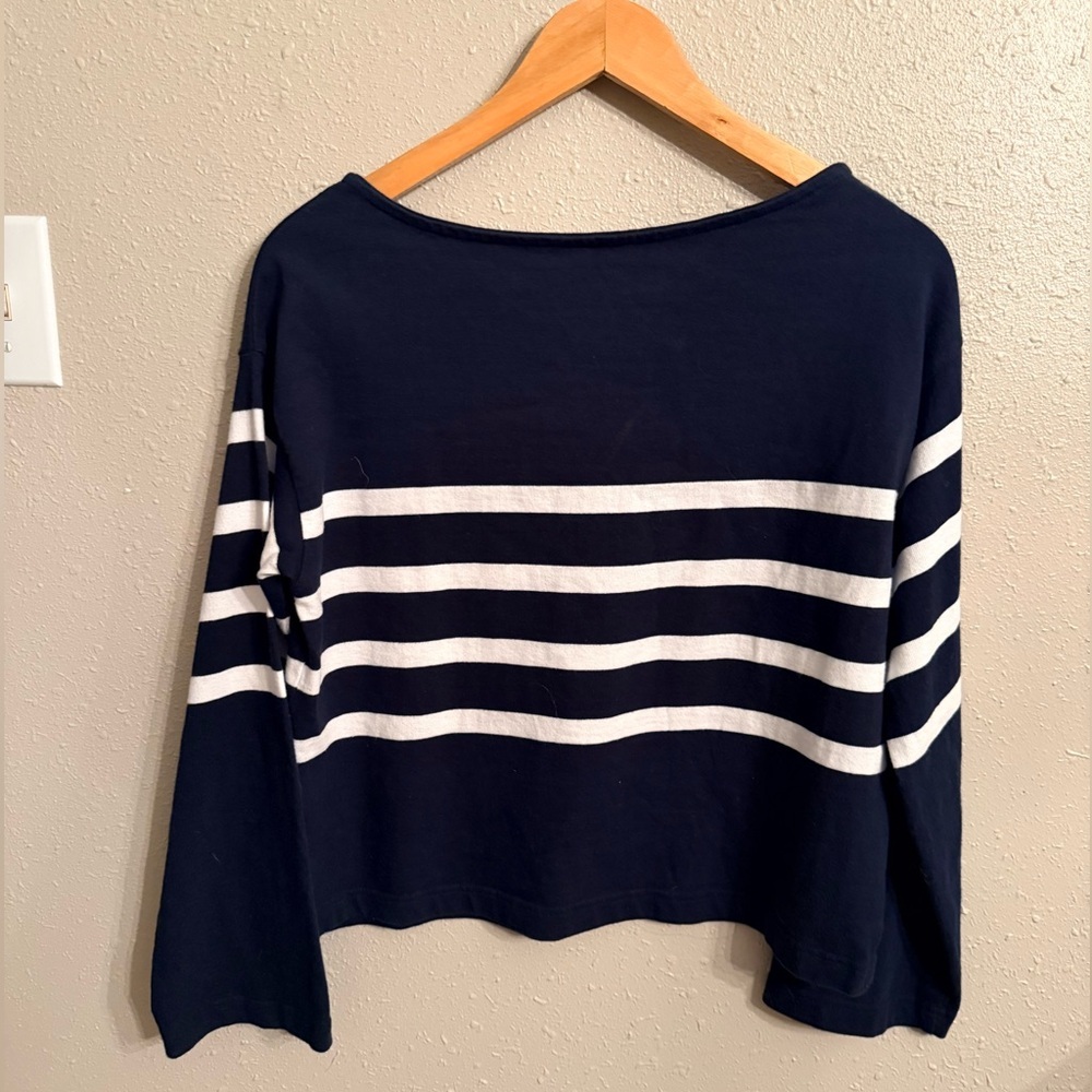 Faherty Cotton Sport Jersey Top Navy XS and M - Picture 9 of 9